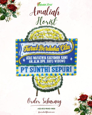 Papan Bunga Duka di Senayang
